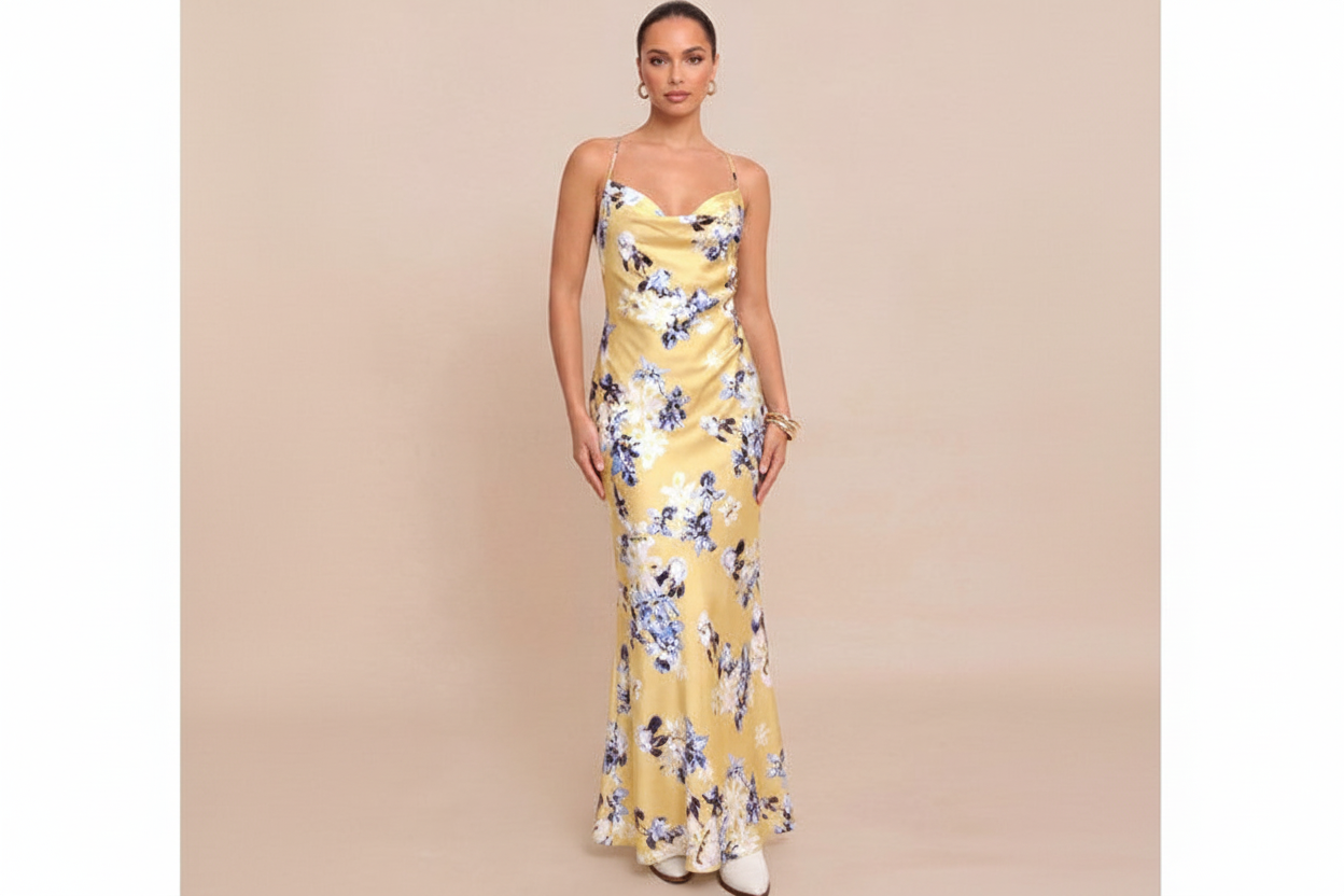Floral Slit Dress