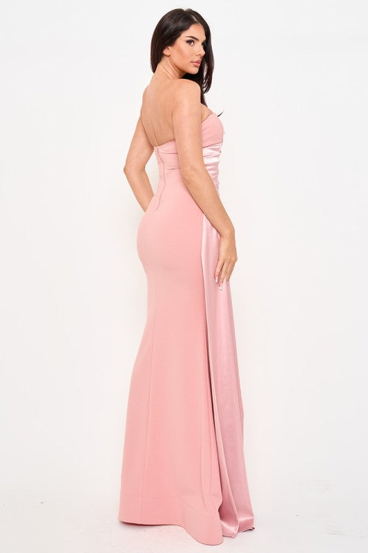 Rose formal gown