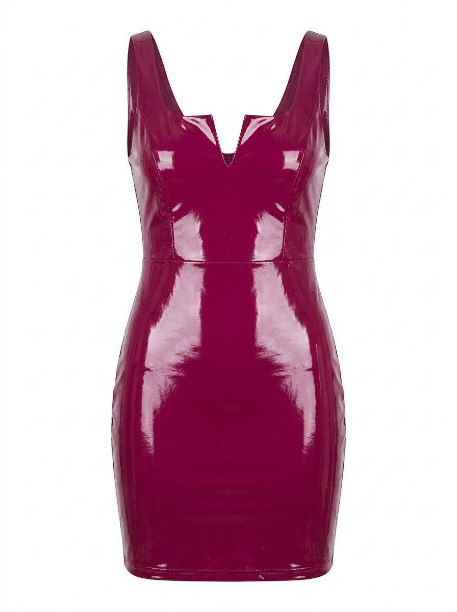 Pammy Vegan Leather Dress