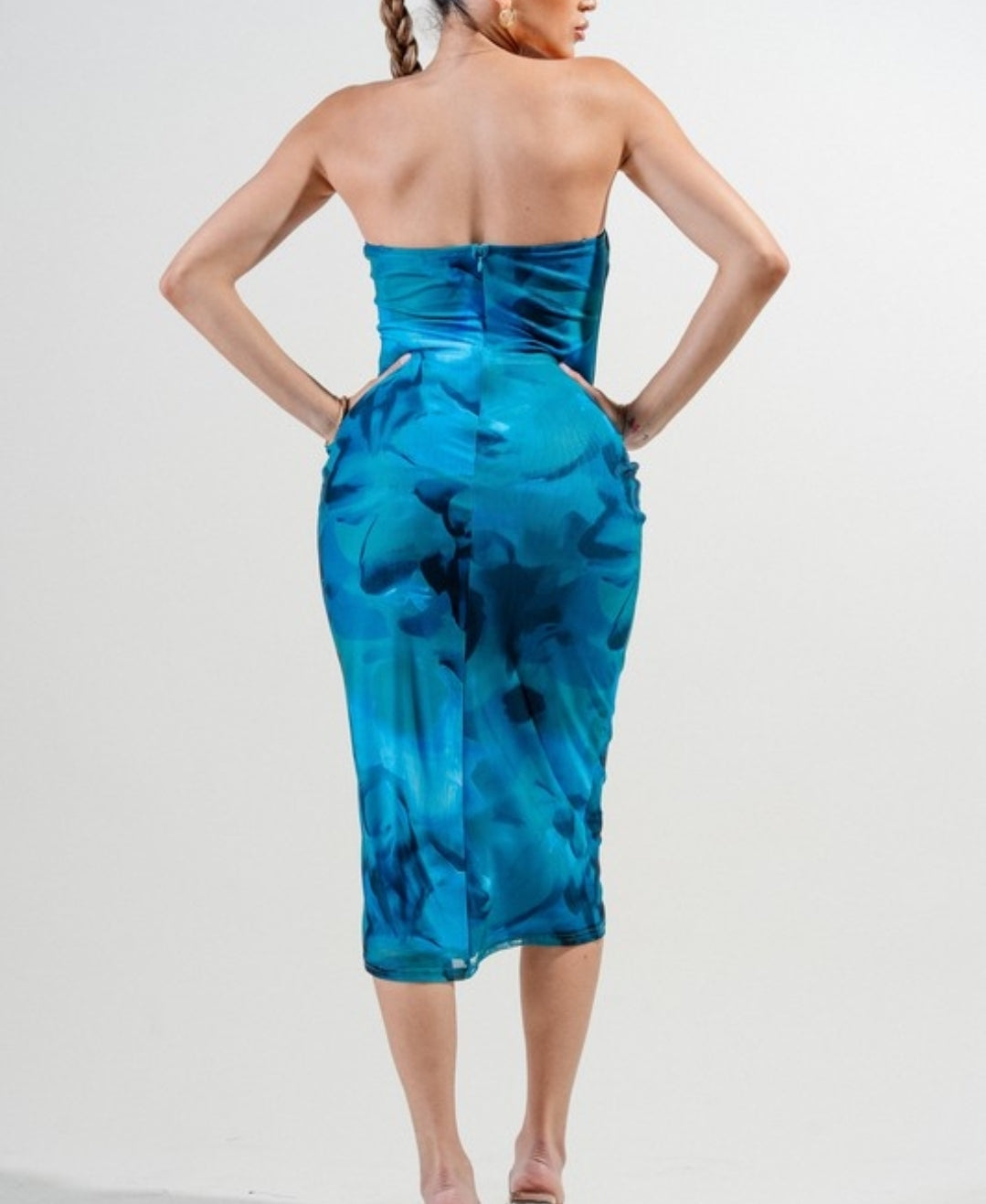 Ocean midi dress