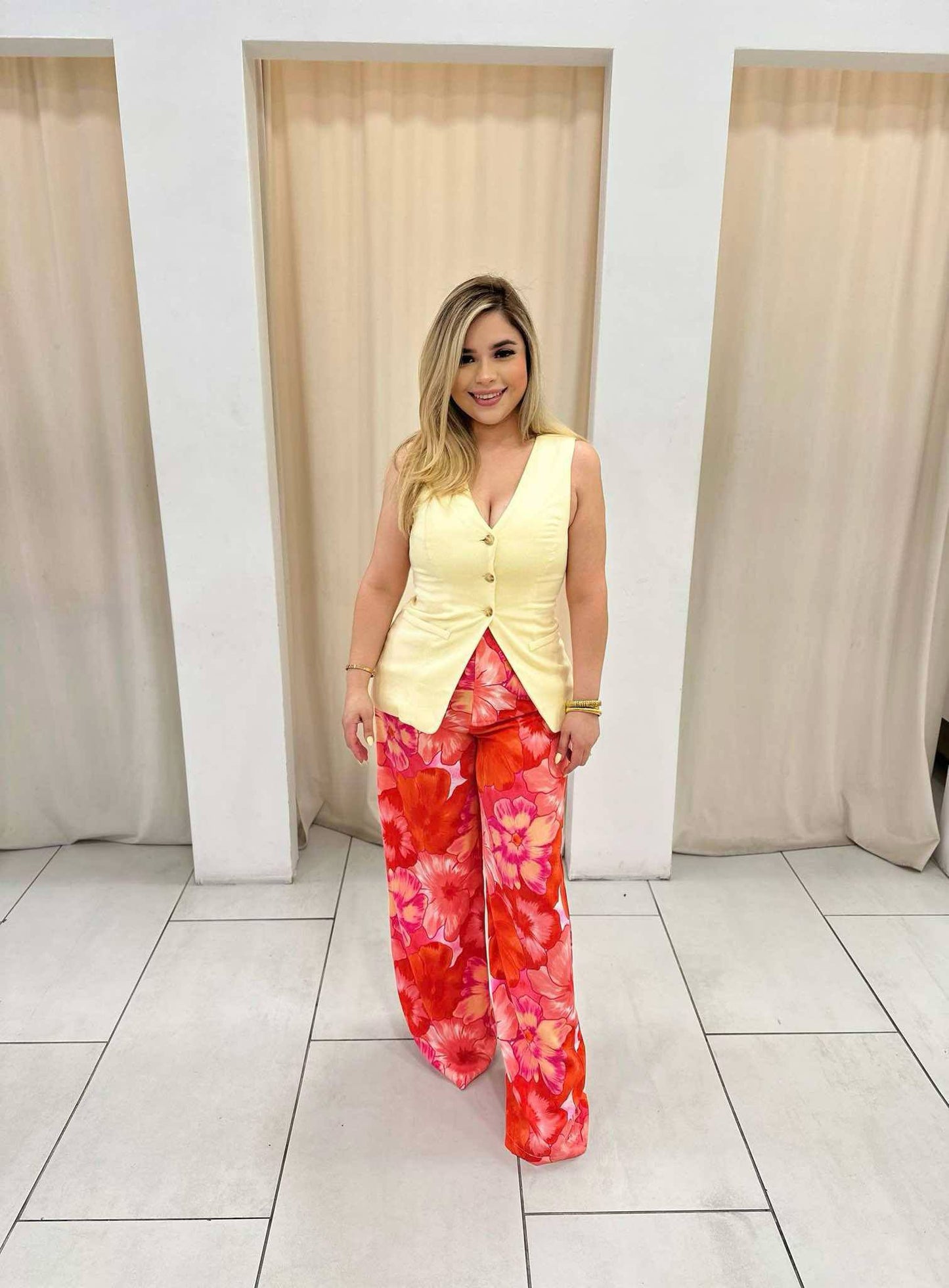Floral Pantso