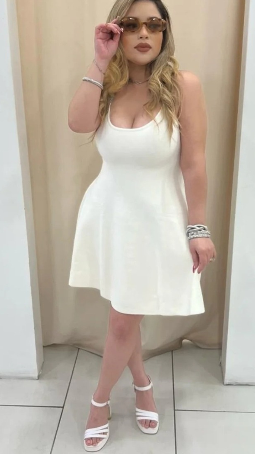 Rhiva White Dress
