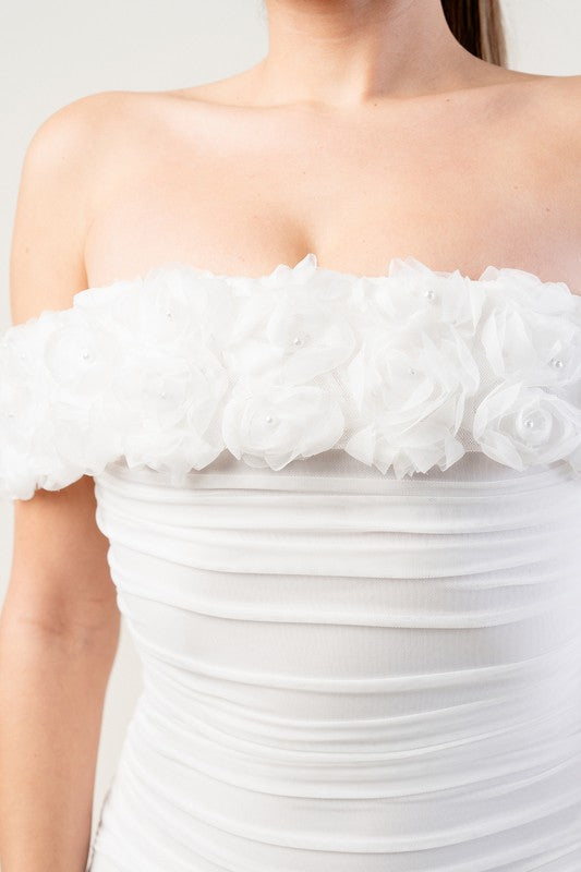 Nolan 3D Flower Dress