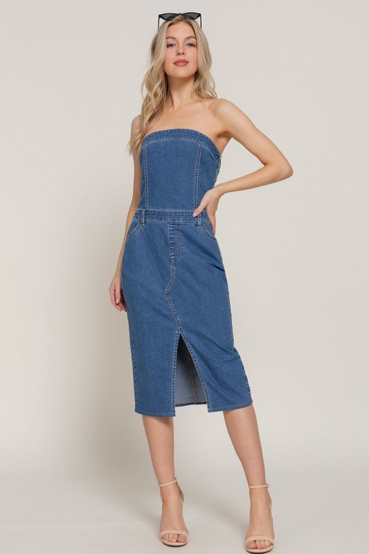 Aisling Denin Midi Dress