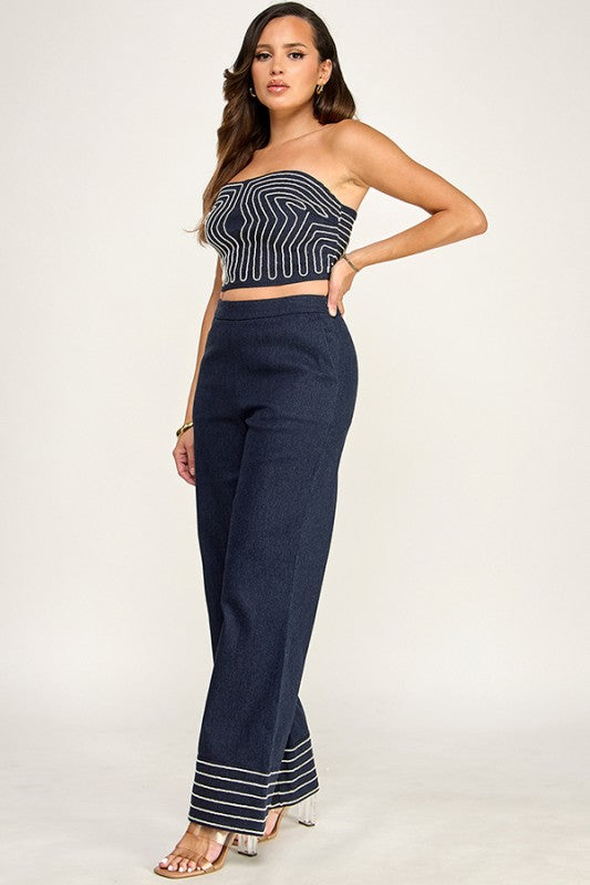 Dark Denim Set