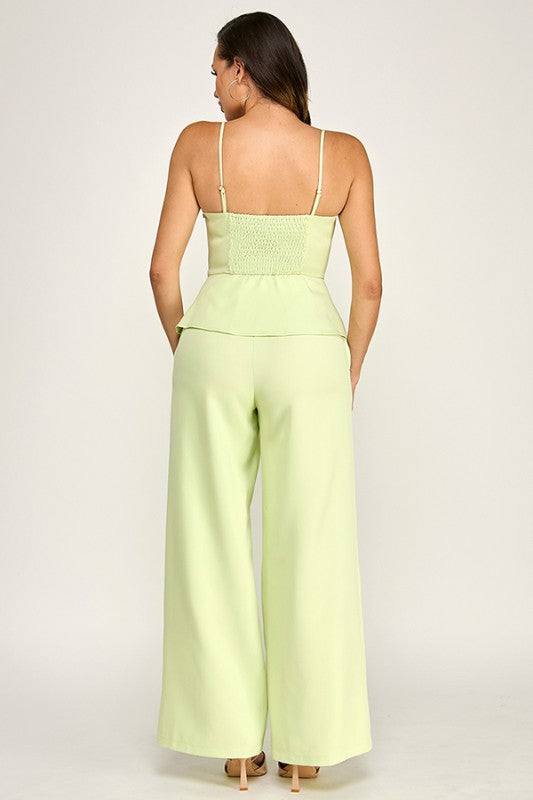 Mint Pants Set