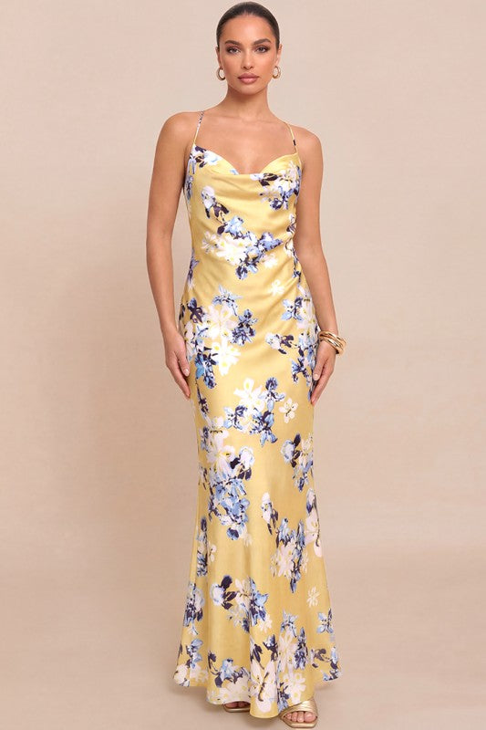 Floral Slit Dress