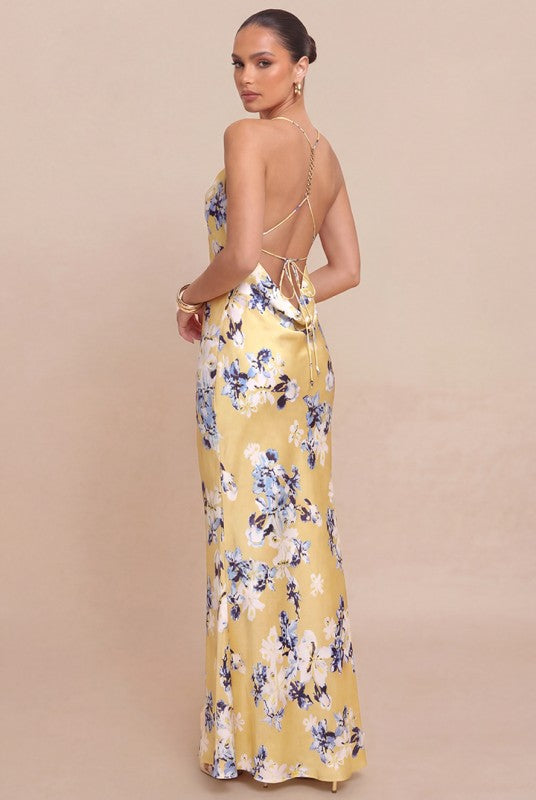 Floral Slit Dress