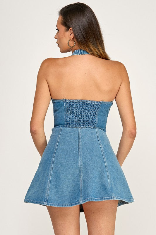 Baddy Denim Set