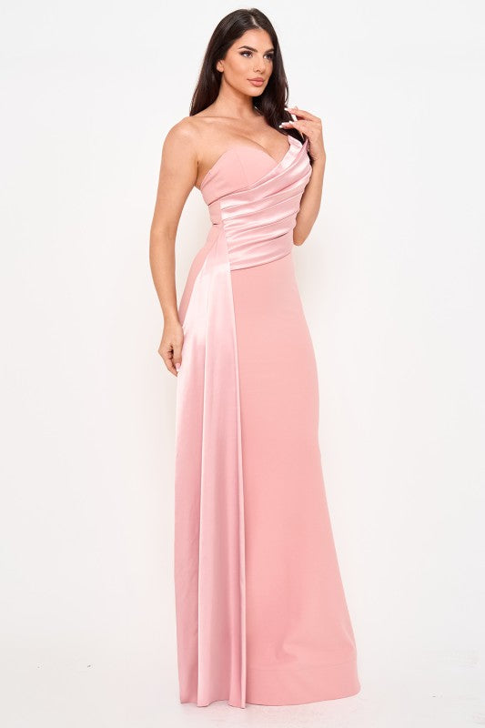 Rose formal gown