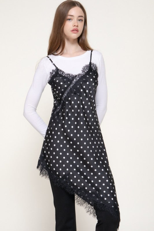 Asymmetrical LACE TOP