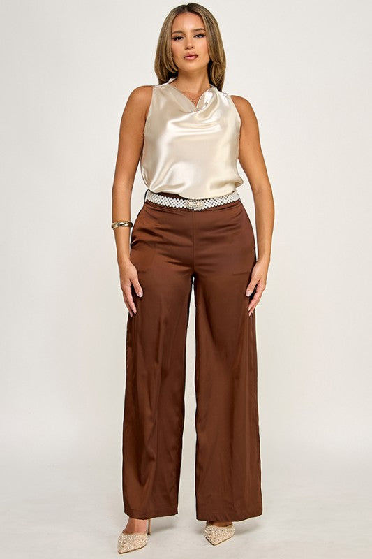 Olivia belted pants
