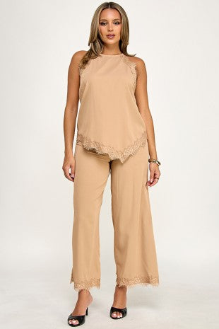 Sabrina Brown Two piece set