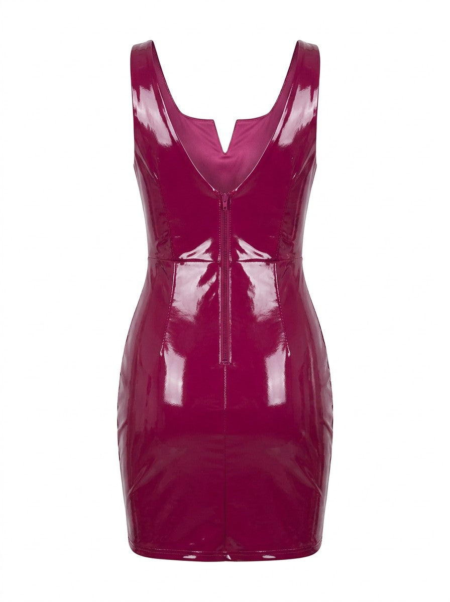 Pammy Vegan Leather Dress