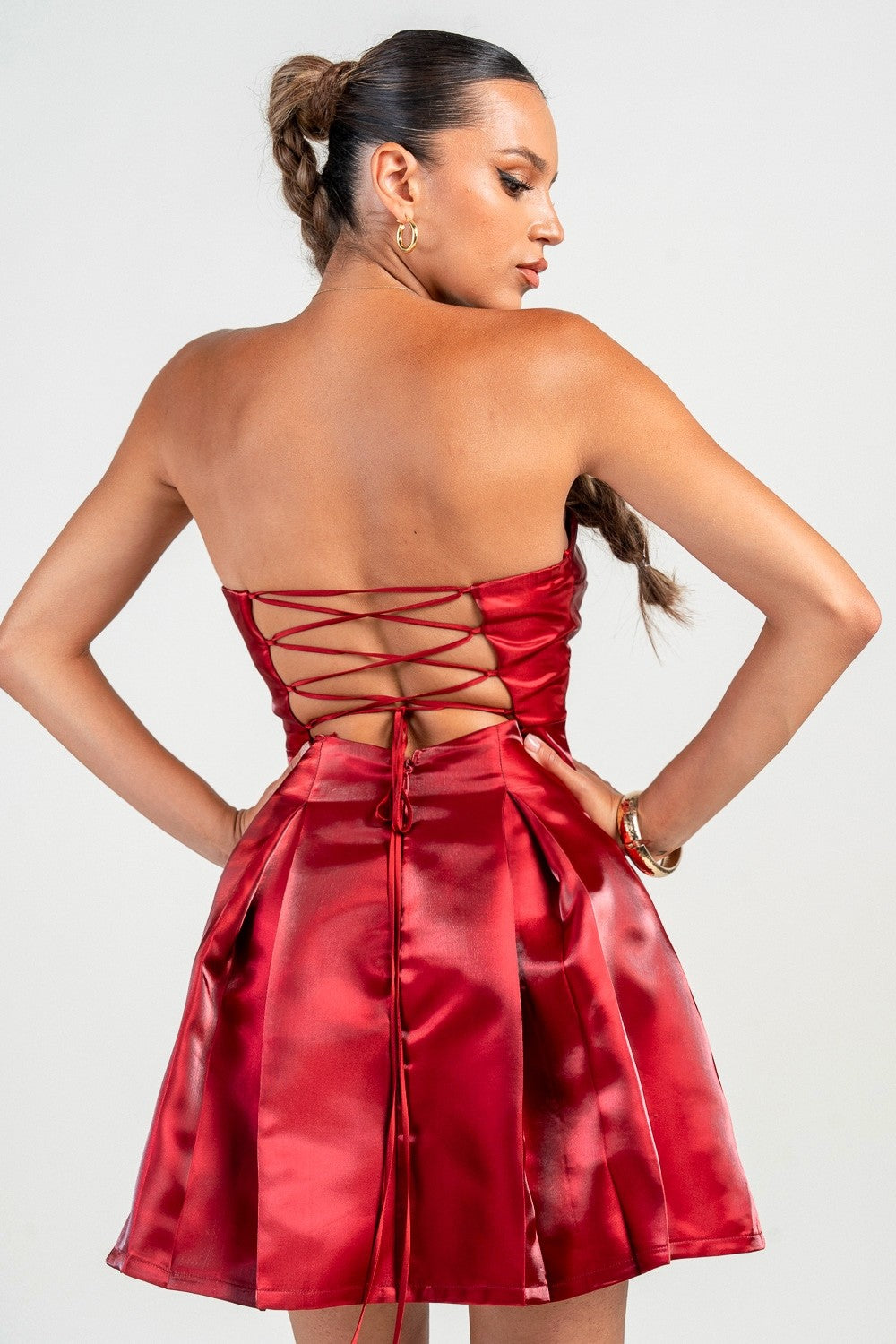 Carrie Red Mini Dress