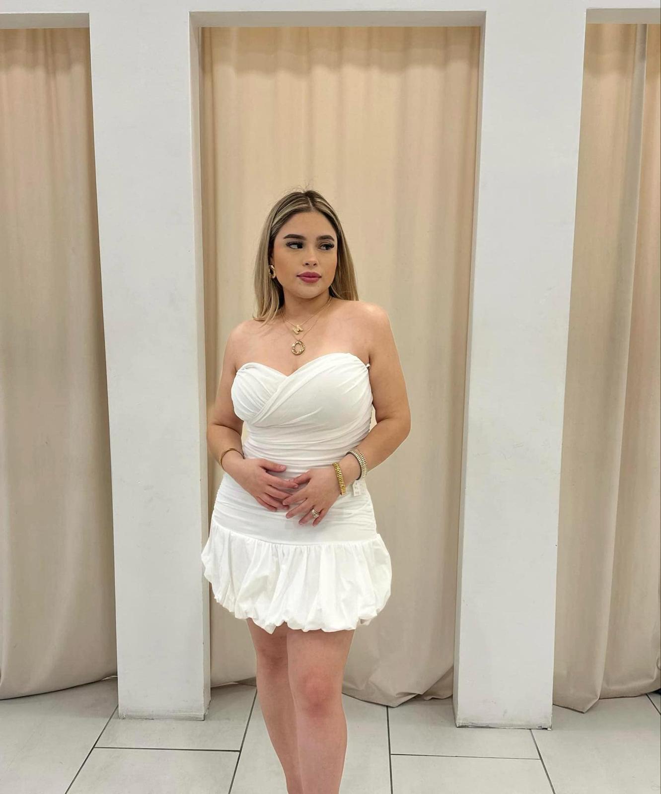 Becky white dress