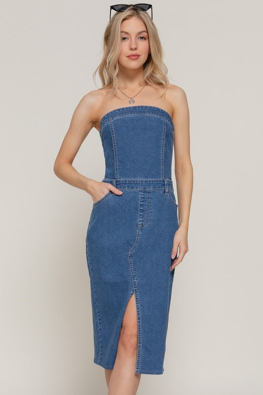 Aisling Denin Midi Dress
