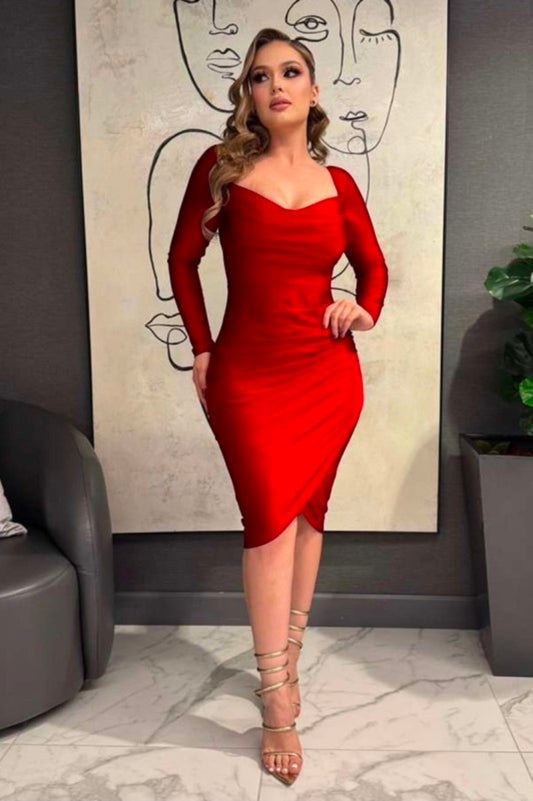 Dante Red mini dress