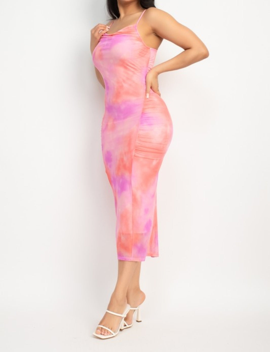 Florence Mesh Midi Dress