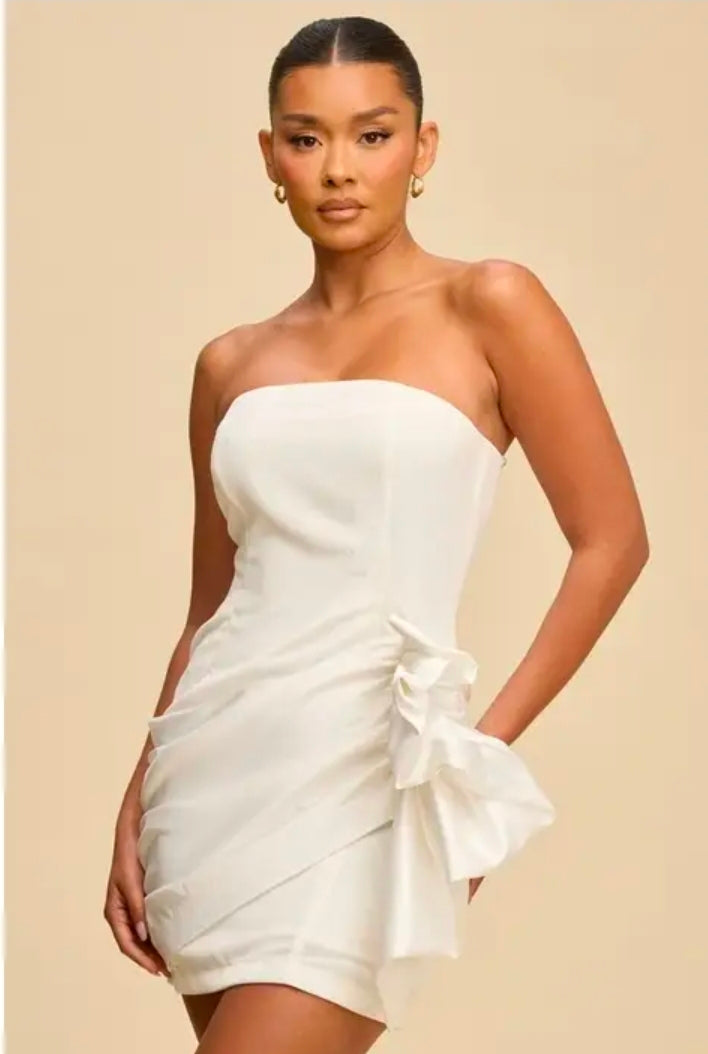 Emira White Mini Dress