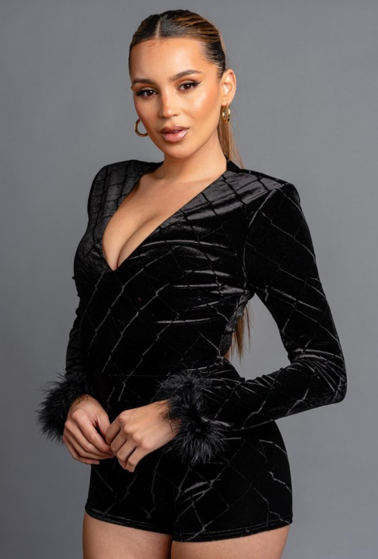 Joyfull Velvet romper