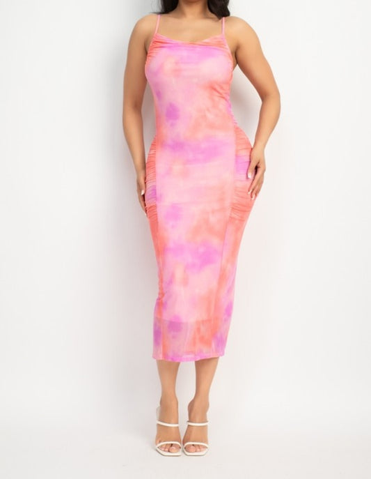 Florence Mesh Midi Dress