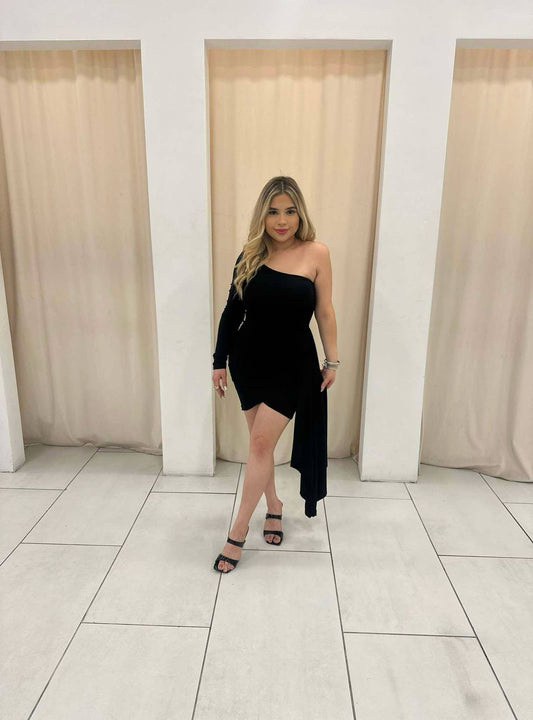 Kimberly Drape Dress