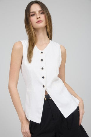 Mar White Vest